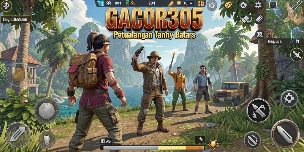 Tampilan gameplay GACOR305 yang menakjubkan dalam dunia terbuka.