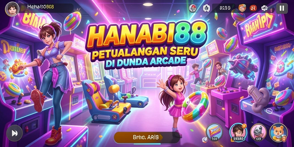 Gambaran menarik dari gameplay seru HANABI88 di dunia Arcade.