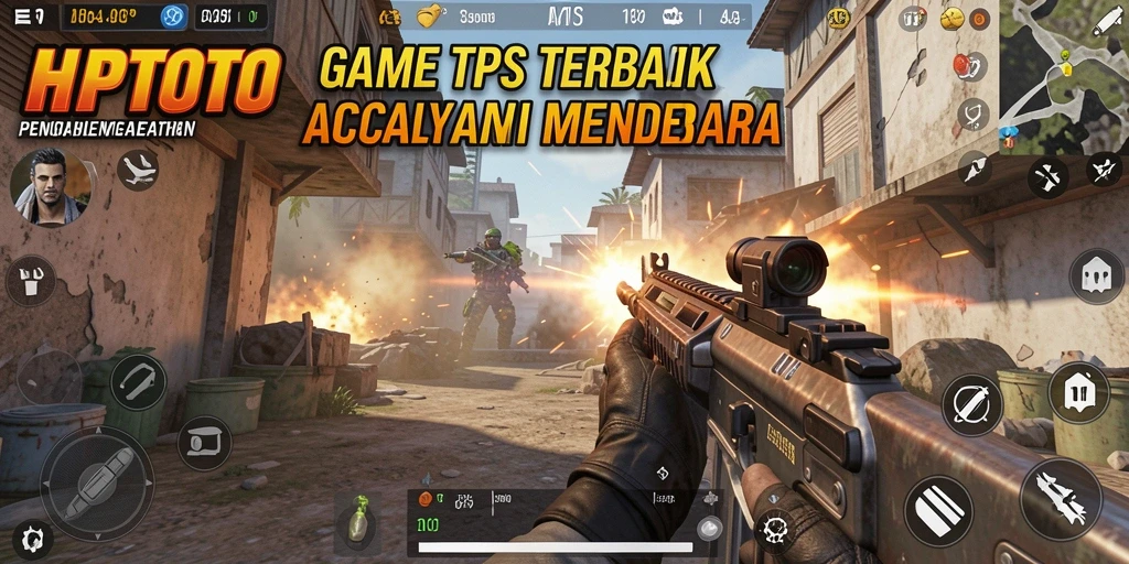 Tampilan gameplay HPTOTO yang mendebarkan dan penuh aksi dalam mode TPS.
