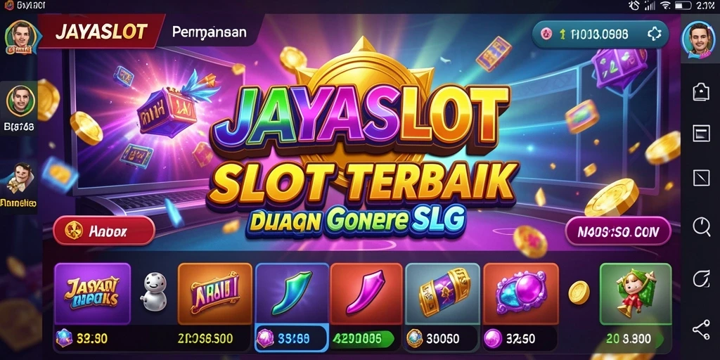 Tampilan menarik dari gameplay JAYASLOT yang penuh warna.