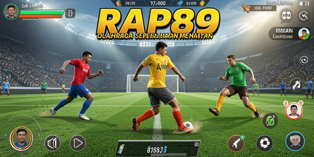 Screenshot gameplay RAP89 yang menampilkan aksi seru dalam olahraga.