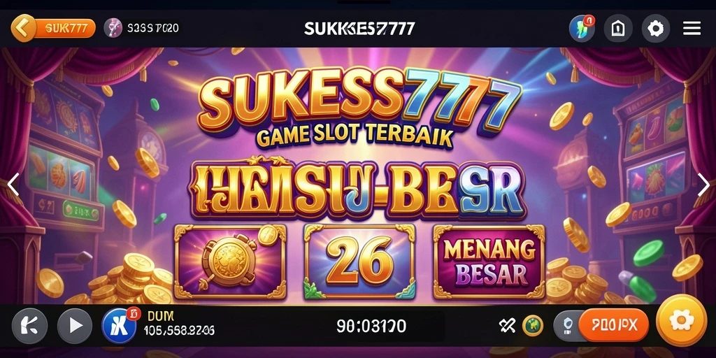 Tampilan gameplay <strong>SUKSES777</strong> yang memukau dan menarik.