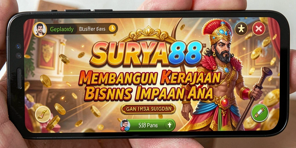 Gameplay menegangkan dalam SURYA88 dengan berbagai strategi bisnis.